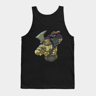 War Craft Orc Warrior in Action Tank Top